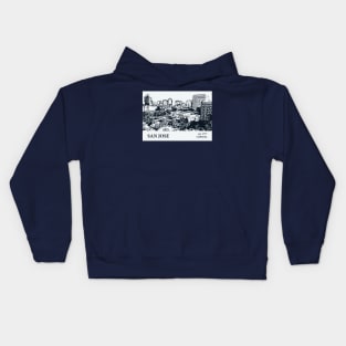 San Jose - California Kids Hoodie